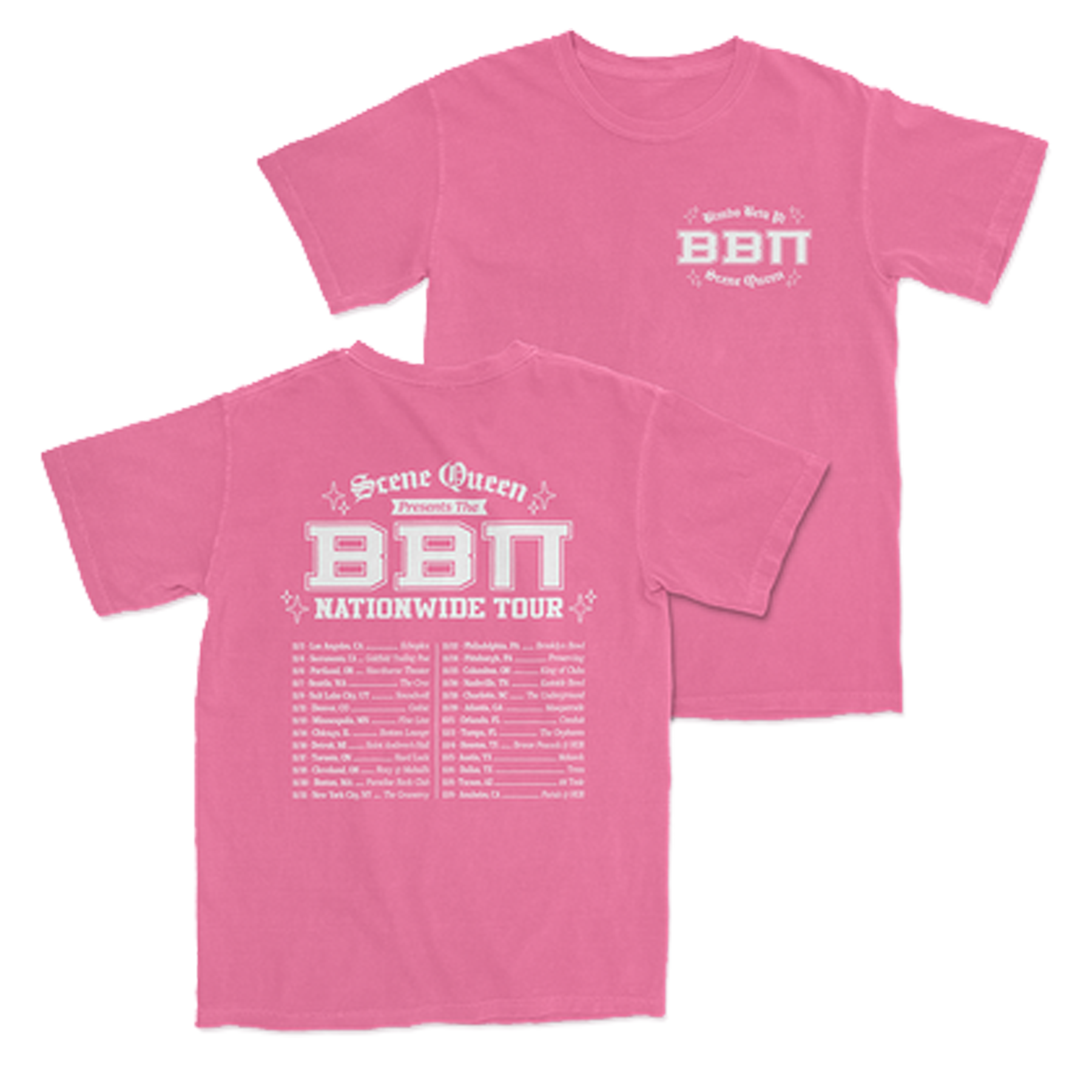 Pink Tour Tee