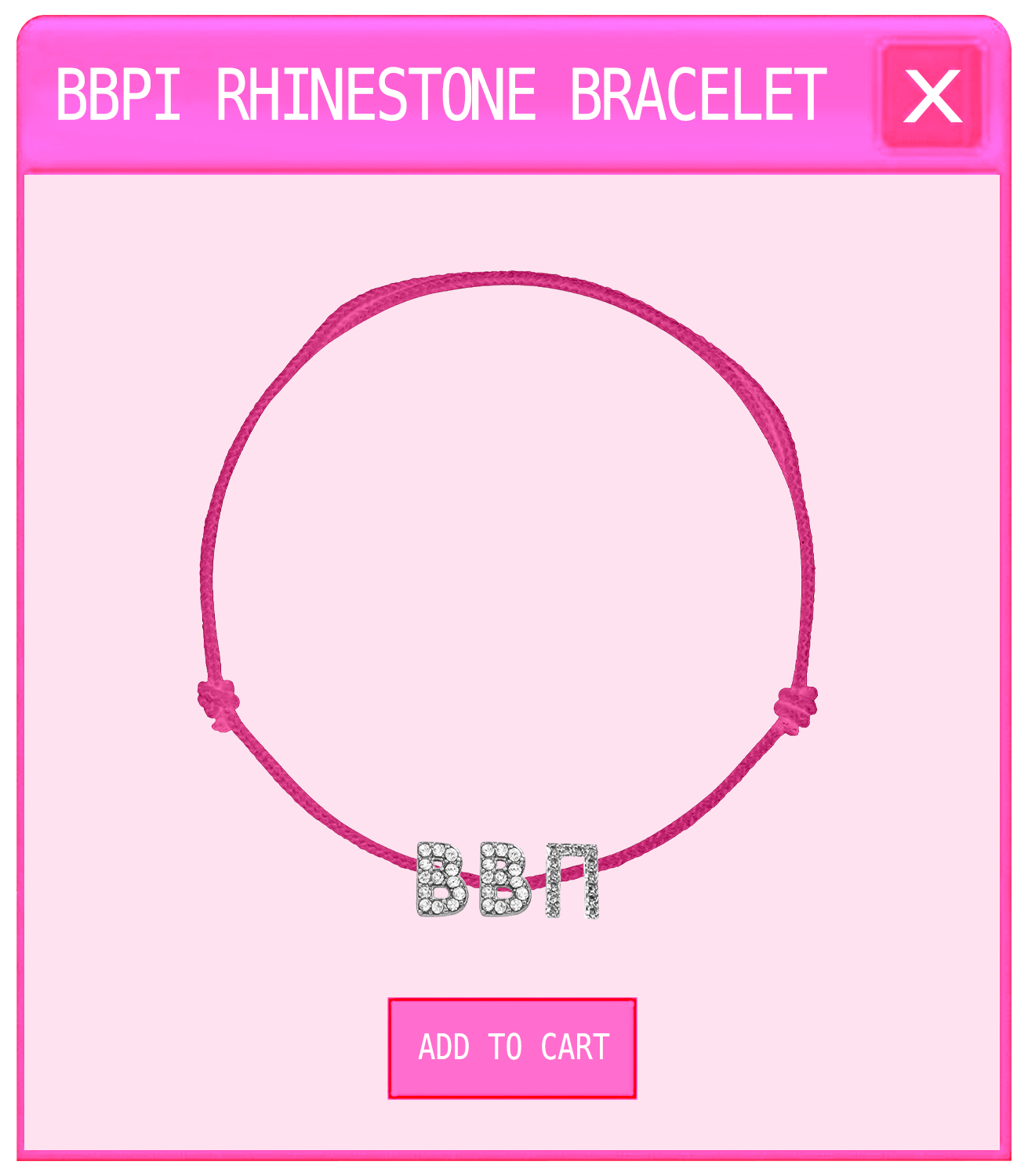 BBPi Rhinestone Bracelet