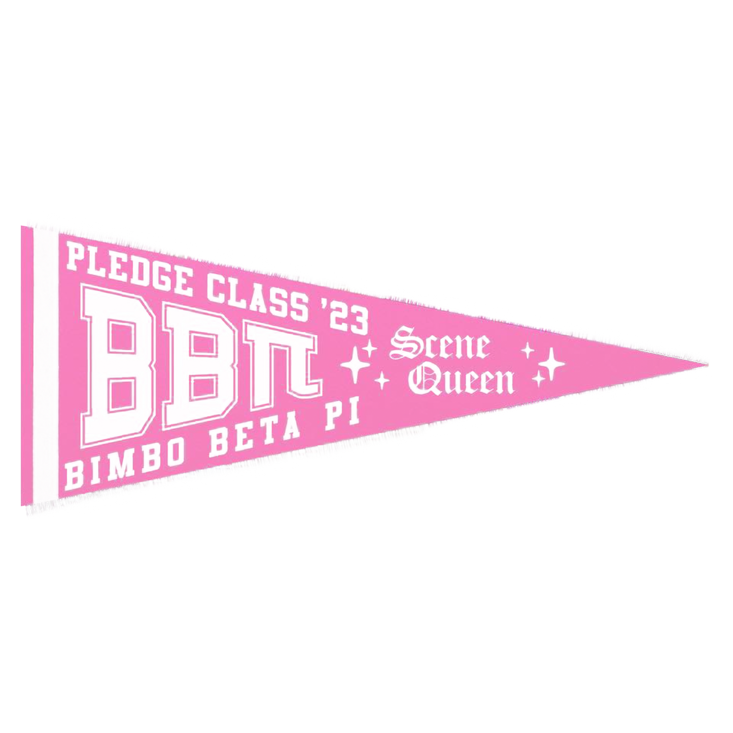 Bimbo Beta Pi Pennant