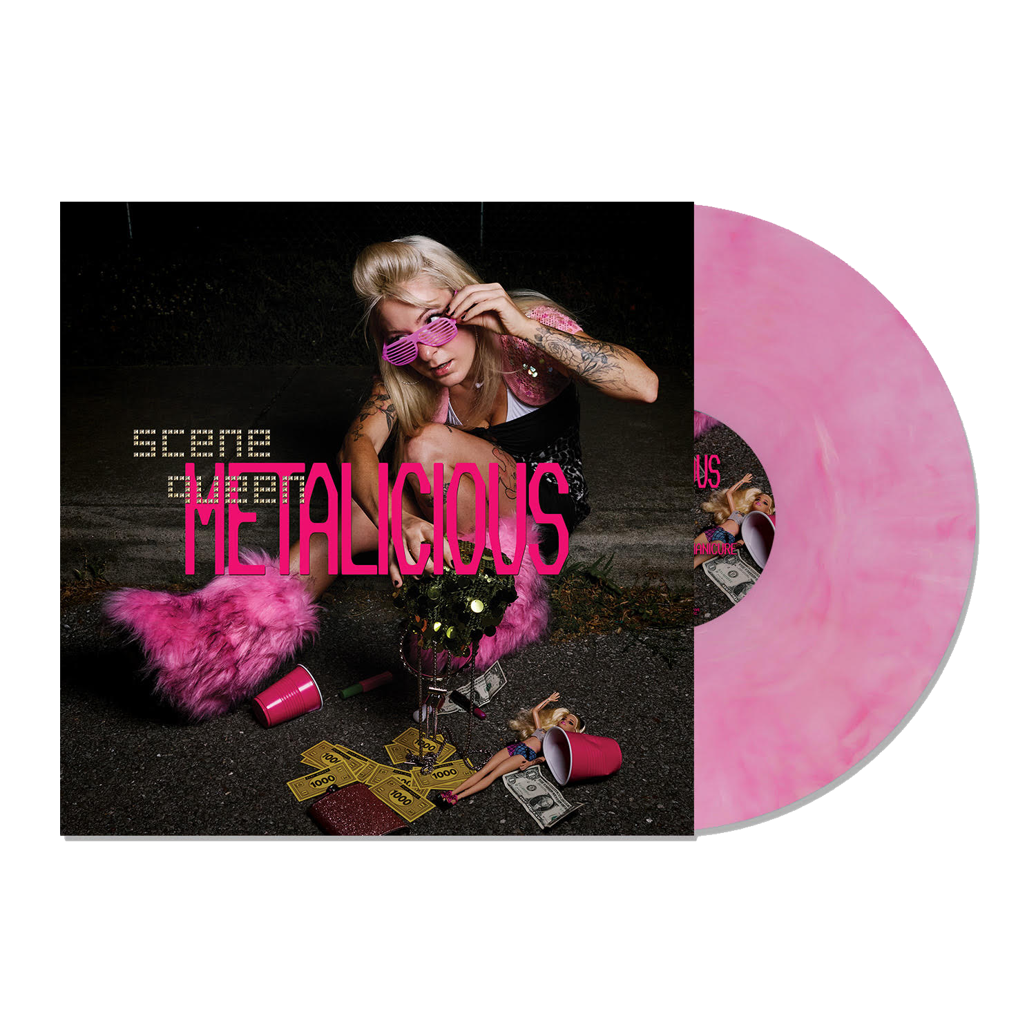 Metalicious Vinyl - Bubblegum Pink
